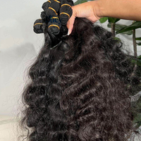 Lots de Cheveux Humains Vietnamiens Bruts Non Traités, Bouclés Birmans, Cuticules Alignées, Cheveux Cambodgiens, Vente Chaude, Ondulés Indiens Bouclés