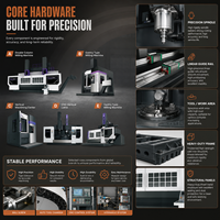 Tour CNC vertical grande capacité à double broche haute précision pour la découpe de métaux lourds