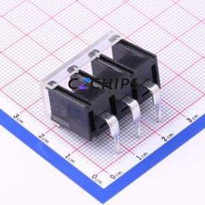 KF38R-8.25-3P Barrier Terminal Block Bent Lead Through Hole,P=8.25mm Connector With Cover Plate 8.25mm 1x3P Right Angle Pin - Product Image 2