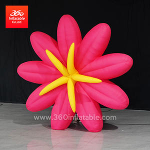 Fleurs géantes gonflables personnalisées pour la publicité en extérieur avec <span class=keywords><strong>souffleur</strong></span> d'air pour la décoration des centres commerciaux - Product Image 6