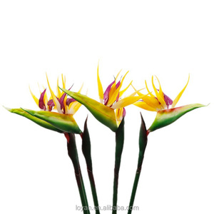 Decoración del Hogar Moderna y Ecológica Hecha a Mano, Flor Artificial de Paraíso, Material PU Reginae, para Eventos de Año Nuevo - Product Image 1