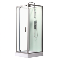 Cabine de douche intelligente à affichage numérique, thermostatique, pour appartement en complexe hôtelier