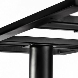 WEKIS Modern Metal Cast Iron Sturdy <b>Square</b> Black <b>Table</b> Base for Large Size Outdoor Bedroom <b>Table</b> - Product Image 6