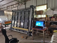 Decoración automática de vidrio tipo vertical Máquina de plotter para hacer vidrio artístico