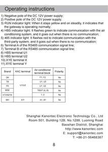Passerelle Homebus Kanontec modèle KTELC pour la climatisation KAC, connexion directe pour tous les équipements des principales marques - Product Image 6