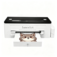 Mesin Printer DTF A3 L1800, Mesin Cetak Langsung ke Film dengan Sirkulasi Tinta Putih Mencegah Penyumbatan untuk Kaos Custom