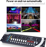 Contrôleur de lumière LED DMX 192 canaux Pknight avec indice de protection IP65, en cuivre, pour DJ et KTV, pour éclairages de scène