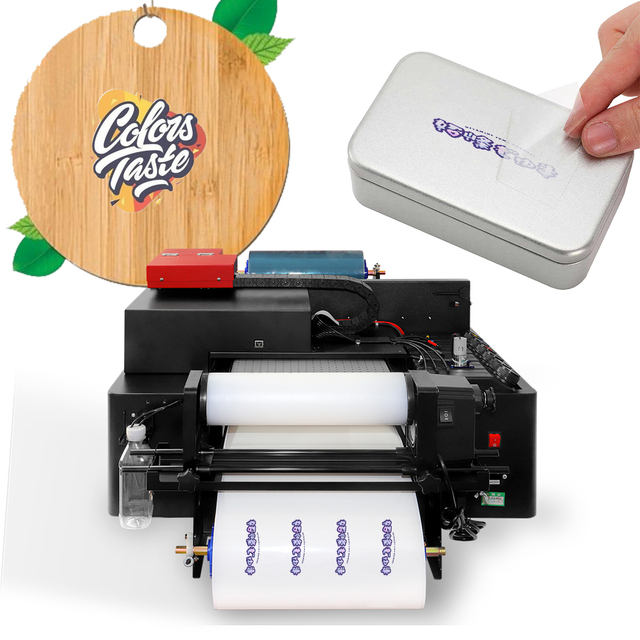 Refinecolor Double Printheads XP600 Printer Scanner and Photocopy Machine Digital Roll to Roll Label Printer A3 Lab