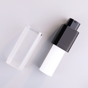 Envases Cosméticos Vacíos Cuadrados para Suero y Loción, con Sistema de Giro y Extracción, 15ml 30ml 50ml, Botella de Acrílico Mate con Bomba Sin Aire - Product Image 6