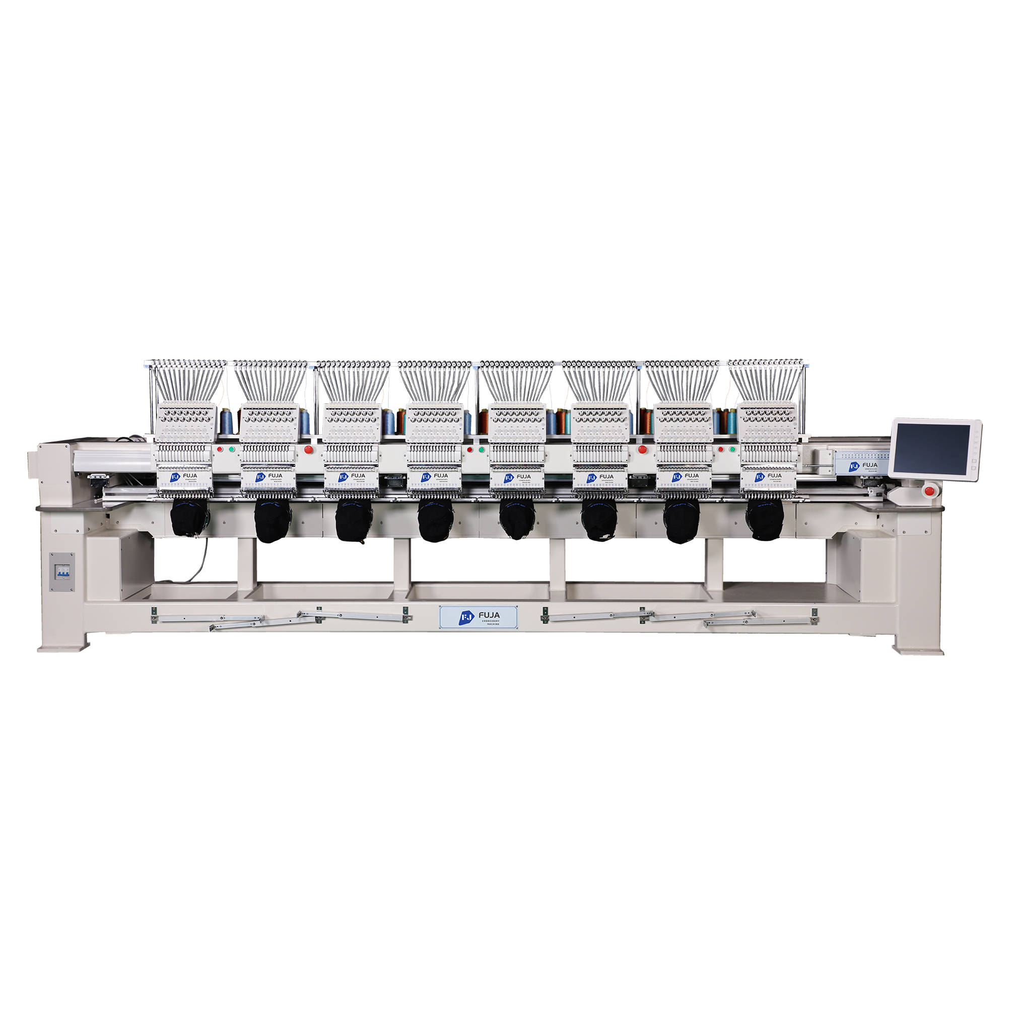 Fuja FJ-1208HQ 8 Head Embroidery Machine