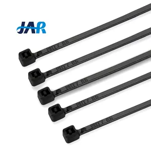 JAR fabricantes cabo de plástico zip 380mm 200mm 250mm 300mm 350mm 400mm OEM braçadeira de nylon