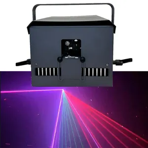 Projecteur d'éclairage laser de scène de fête de discothèque professionnelle étanche Animation 3D couleur 3W 5W 10W RGB Dj Disco Stage Lase