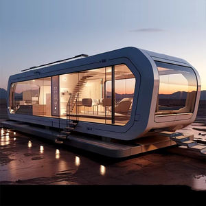 Personnalisable Space Capsule Apple Cabine Conteneur Maison Isolation Thermique Insonorisé Coupe-Vent Immeuble de Bureaux Hôtel Utilisation Rapide - Product Image 1