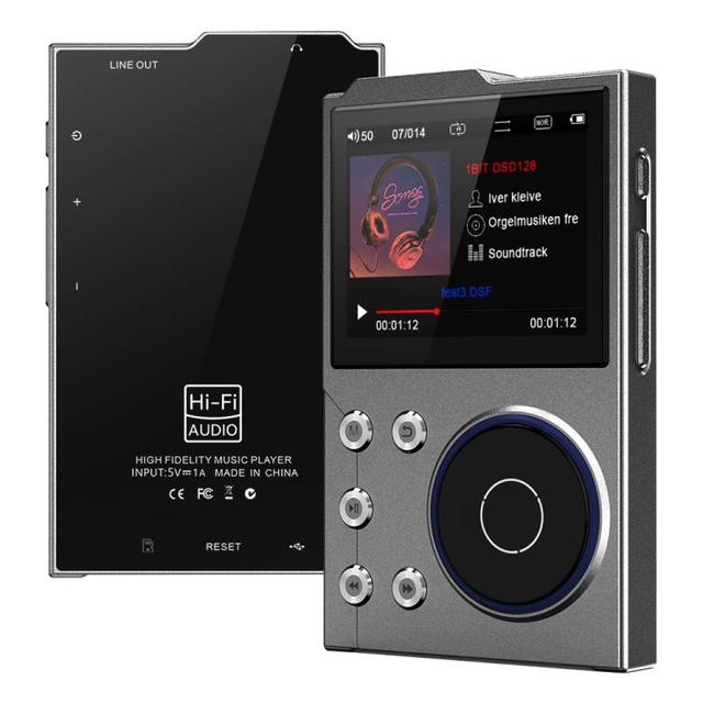 Portable 2.4 Inch HIFI Wireless Music Player DSD256 Mastering Sound Quality Walkman Player