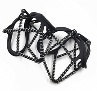 Crampons antidérapants de printemps pour marcheur d'escalade DB-009, pinces à glace, pointes de neige, bottes, chaussures