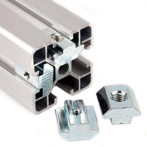 Accessoires de profilés en aluminium standard européen Deying Industrial 20304045 / Vis à glissière carrées de type T en acier au carbone, écrous - Product Image 3