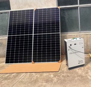 3KW TUV/<span class=keywords><strong>CE</strong></span> cho chứng nhận năng lượng mặt trời hệ thống điện Kit 580W x 2 Monocrystalline silicon Panels Inverter MPPT Lithium ion để sử dụng nhà - Product Image 6