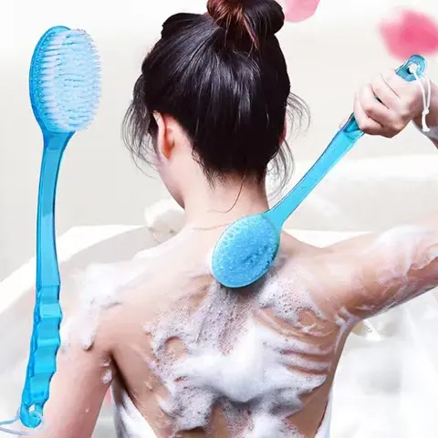 Sikat Kering Spons Mandi Loofah Spons Mandi Penggosok Badan untuk Aplikator Losion Kulit Sikat Mandi Eksfoliasi