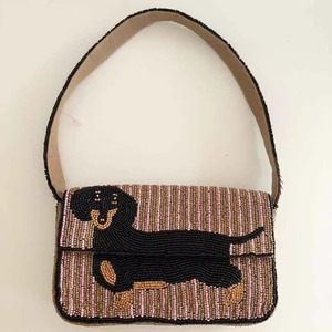 Bolso de mano con cuentas y bordados de proveedor indio, perfecto para novias y eventos nocturnos, disponible a un precio asequible. - Product Image 1