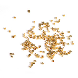 <span class=keywords><strong>Perles</strong></span> d'extrémité plaquées or 18 carats, <span class=keywords><strong>perles</strong></span> d'espacement et de retenue en acier inoxydable pour la fabrication de bijoux (bracelets, colliers) – Charme chic - Product Image 5