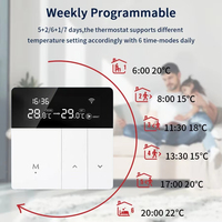 Kit de Automatización del Hogar Inteligente con Pantalla Táctil Más Vendido, Controlador de Temperatura Ambiente, Dispositivo de Termostato WIFI Inteligente