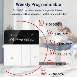 Kit d'automatisation de la maison intelligente à écran tactile le plus vendu, contrôleur de température ambiante, thermostat intelligent WIFI - Product Image 5