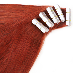 Nastro di alta qualità <span class=keywords><strong>extension</strong></span> per <span class=keywords><strong>capelli</strong></span> Russian Remy 100% <span class=keywords><strong>extension</strong></span> per <span class=keywords><strong>capelli</strong></span> umani 22 pollici 50g di rame nastro vergine nelle estensioni dei <span class=keywords><strong>capelli</strong></span> - Product Image 1