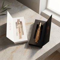 Vente en gros de flacons de parfum portables de 2 ml, 3 ml, 5 ml, 10 ml, rechargeables, mini flacons d'échantillon de parfum en verre avec boîte en carton personnalisée