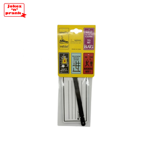 Aclamado truco bonitos trucos EN71 BSCI novedad bromas etiqueta de equipaje - Product Image 4