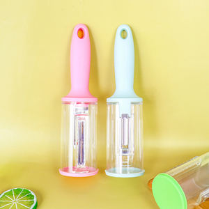 Utensilios de cocina multifuncionales Pelador espiralizador de patatas vegetales de acero inoxidable de mano con caja de almacenamiento - Product Image 4