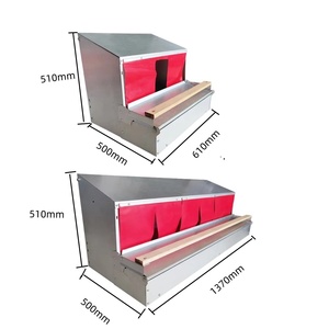 Nuevo Diseño <span class=keywords><strong>de</strong></span> Nido para <span class=keywords><strong>Gallinas</strong></span> Ponedoras, Galvanizado en Caliente, para Granjas Móviles - Product Image 6