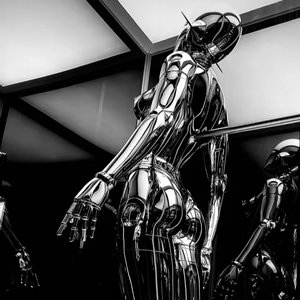 Skulptur für Moderne Technologie – Kunstobjekt für Ausstellungsräume und Wohnzimmer - Product Image 2