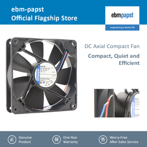 พัดลมระบายความร้อนแบบแกนขนาดกะทัดรัด ebmpapst 4414FM 120x120x25 มม. 140 ลบ.ม./ชม. 24VDC 3.2W 0.13A สำหรับอุปกรณ์การแพทย์  OEM - Product Image 2