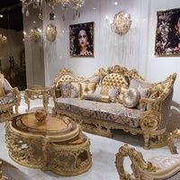 Ensemble de meubles de luxe pour salon, canapé en bois de Dubaï, prix de l'ensemble de meubles de salon, ensemble de meubles de salon royal