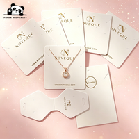 Tarjetas de Papel para Exhibición de Joyería, con Forma Especial, Personalizadas, para Collares y Accesorios