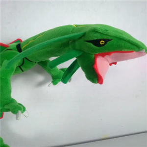 Peluche Rayquaza Kawaii Anime 80cm, jouet unisexe, dragon vert brillant, grand Rayquaza brillant, peluche Pokémon, anniversaire, flexible, PP - Product Image 6
