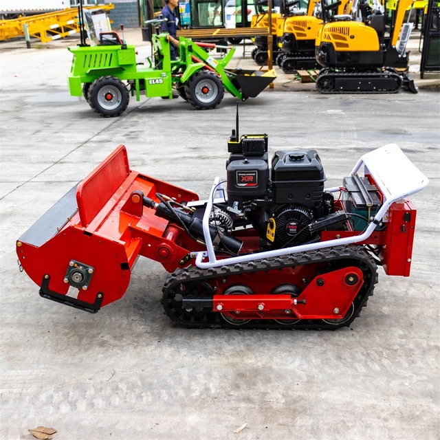 1000mm Home Lawn Remote Control Tractor Mower Slopes Grass Cutting Machine Robotic Mover with Log Splitter Features
