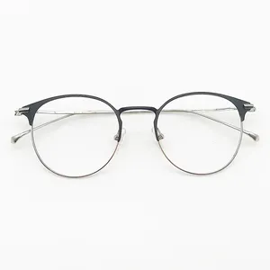 fashion logam bingkai optik frame kacamata logam berkualitas tinggi untuk wanita 