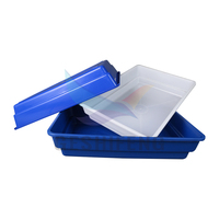 Baignoire pour pigeons en plastique durable et non décolorant facilement GSF G2194 pour le bain des pigeons