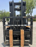 Forklift Diesel Bekas 5 Ton 8F Jepang, Hydraulic Side Shifter, Ban Solid, Mesin Isuzu, Tiang 3 Tahap, Tinggi 4.5 Meter, FWD
