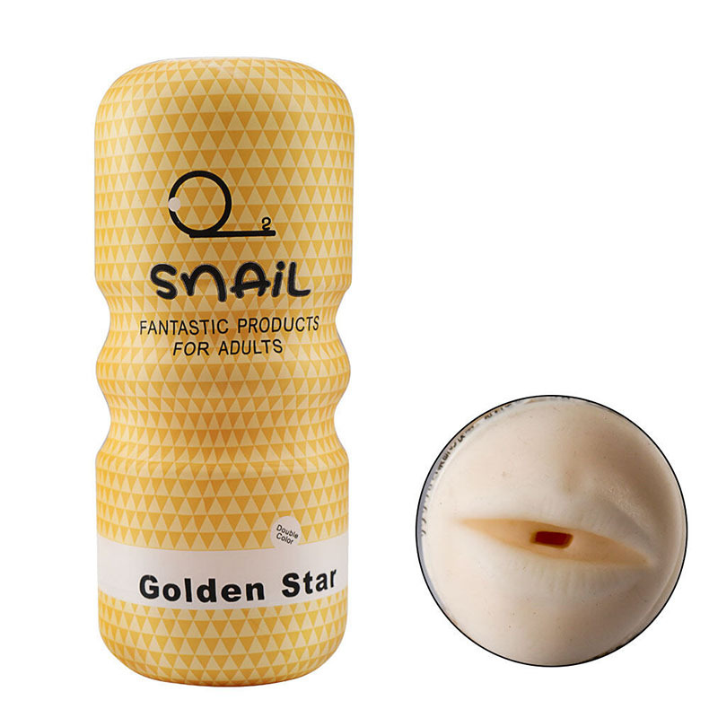 Snail Cup Male Masturbator - Realistic Pocket Pussy for Men, Ideal for  Vagina, Anal & Oral Pleasure