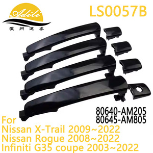 มือจับประตูอาดิลี LS0057B พลาสติกสีดำ โลหะ สำหรับอะไหล่อินฟินิตี้ - Product Image 5