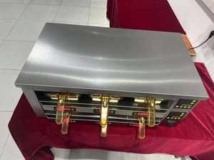 Kabinet Pemanas Daging Burger/Patty Listrik 6 Tray, Mesin Penghangat Sayuran dan Steak yang Sudah Dimasak, Kontrol Suhu dan Waktu Digital - Product Image 2