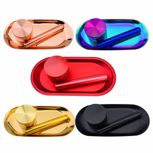 Bộ dụng cụ hút thuốc, khay cuốn thuốc, máy xay, phụ kiện, thiết kế logo tùy chỉnh bán sỉ - Product Image 2