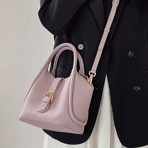 Nouvelles pochettes de soirée unies tendance pour femmes en cuir de vachette avec fermeture auto-agrippante et bandoulière amovible, capacité 3L et plus - Product Image 2