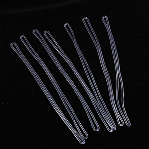 Zhongqiu Plastic Products – lanière en PVC, corde souple transparente pour étiquettes de bagages, 10 pièces, couleur unie blanche et noire - Product Image 2