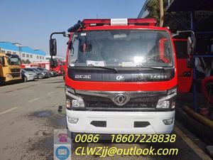 New DongFeng Double Cabin 4x2 Diesel 6T 5001-7000L EURO 5 55M Water Foam <b>Tanker</b> Emergency Rescue Fire Fighting <b>Truck</b> - Product Image 6