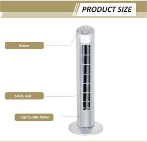 Chất lượng cao sử dụng nhà làm mát không khí 48 29 inch bệ tháp đứng <span class=keywords><strong>fan</strong></span> hâm mộ với điều khiển từ xa hẹn giờ - Product Image 4