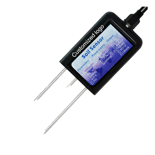 Low Price Portable Soil Analyzer Temperature 0.1 Resolution Moisture 0-100% RH 2 in 1 Sensor RS485 APP for Greenhouse Garden