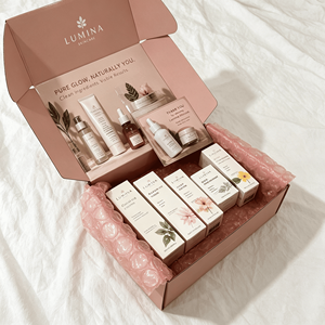 BB Cream Cosmetic <b>Makeup</b> Subscription <b>Box</b> Packaging E Flute Self Locking Mailer <b>Box</b> Custom Packaging - Product Image 1